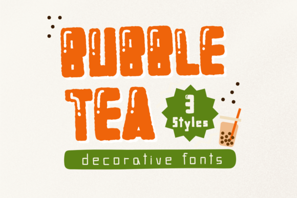 Bubble Tea: Elevating Design with Whimsical Typography