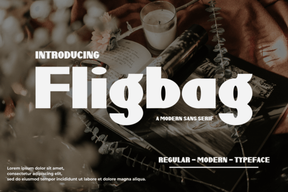 Fligbag: Elevating Modern Design with a Versatile Sans Display Typeface