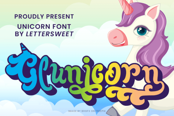 Glunicorn: A Playful Font for Creative Projects