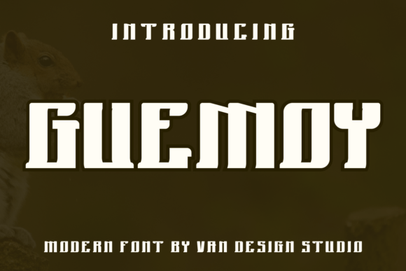 Guemoy: Bold Display Font for Strong Designs