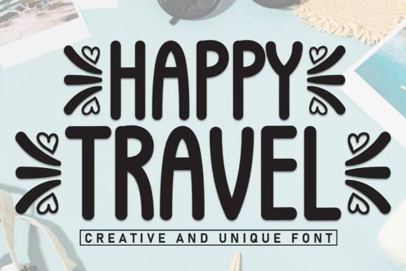 Happy Travel: A Sweet Handwritten Font