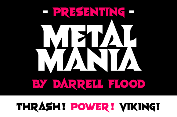 Metal Mania: Gothic Fonts With a Modern Edge