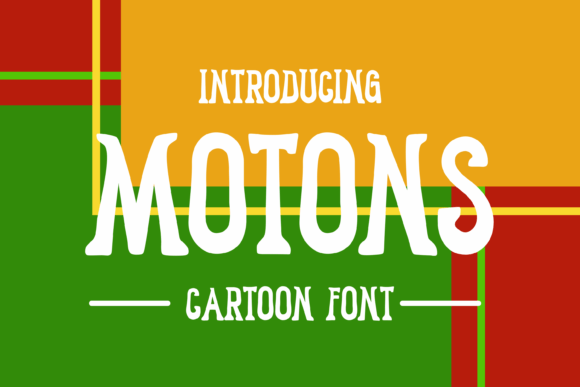 Motons: The Classic Display Font for Bold Branding