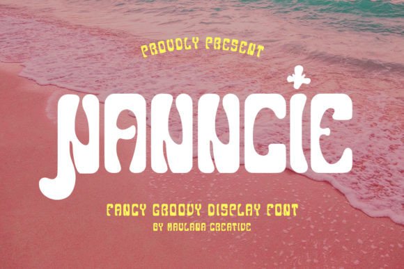 Nanncie: Elevating Design with Groovy Typography and Bold Character
