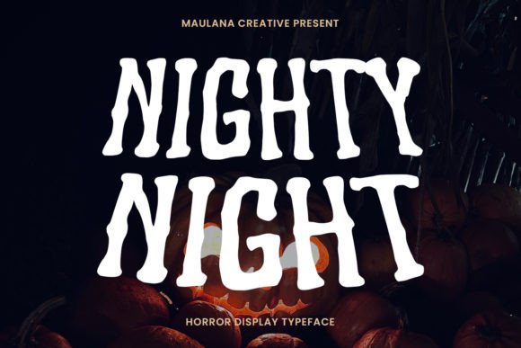Nighty Night: A Practical Guide to Using This Horror-Themed Display Font