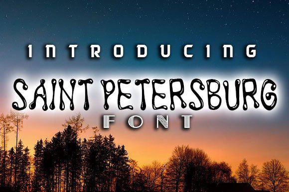 Saint Petersburg: Elevating Design with Groovy Typography