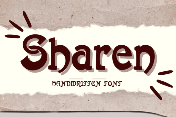 Sharen: The Handwritten Display Font That Brings Warmth to Digital Design