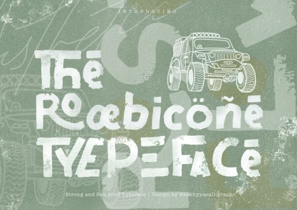 The Rooebicone: Mastering Visual Impact with Bold Display Typography