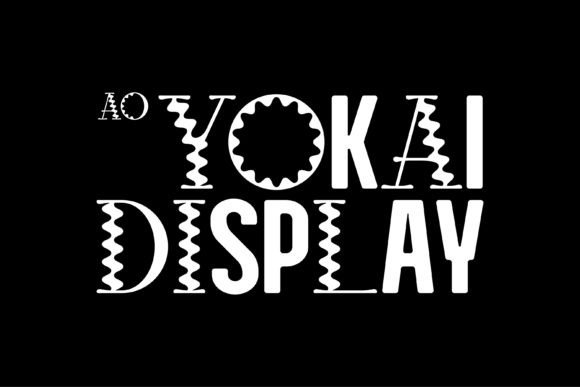 Unleashing Visual Duality: A Deep Dive into Ao Yokai Typography