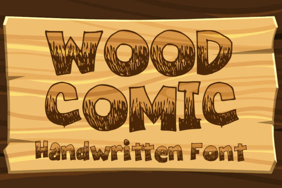 Wood Comic: Mastering the Playful Grunge Display Font for Impactful Design