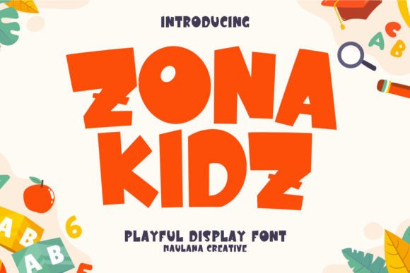 Zona Kidz: A Playful Modern Sans Serif for Bold Branding